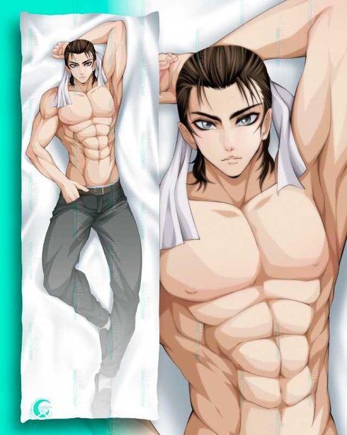 Eren Jaeger v2 Body pillow case ATTACK ON TITAN Mitgard-Knight